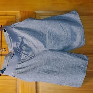Men's Lululemon Shorts, lined, gray, size small.
